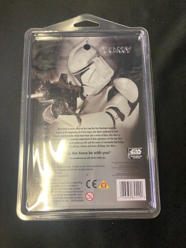 STARWARS スターウォーズ フィギュア 3.75インチ 2003 CLONE TROOPER ハスブロ SILVER ANNIVERSAR_画像2