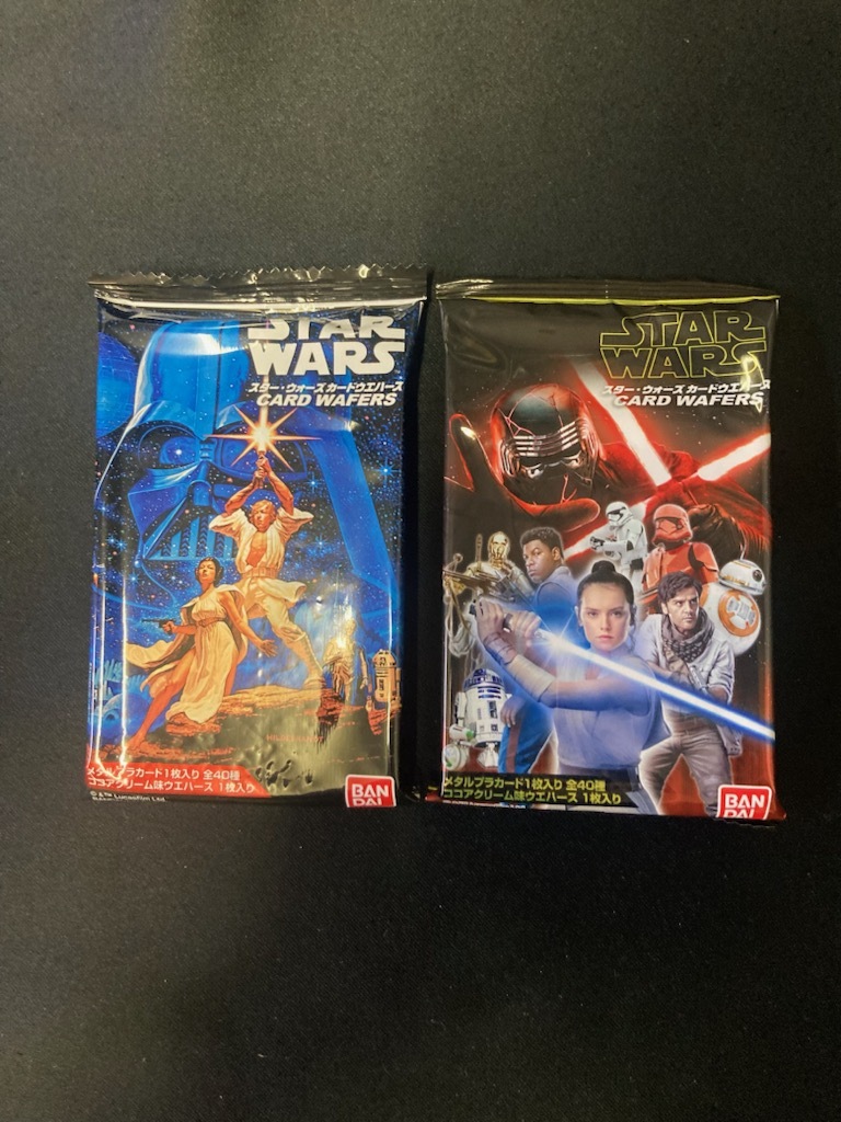 STAR WARS Star Wars card wafers unopened 2 pack set 