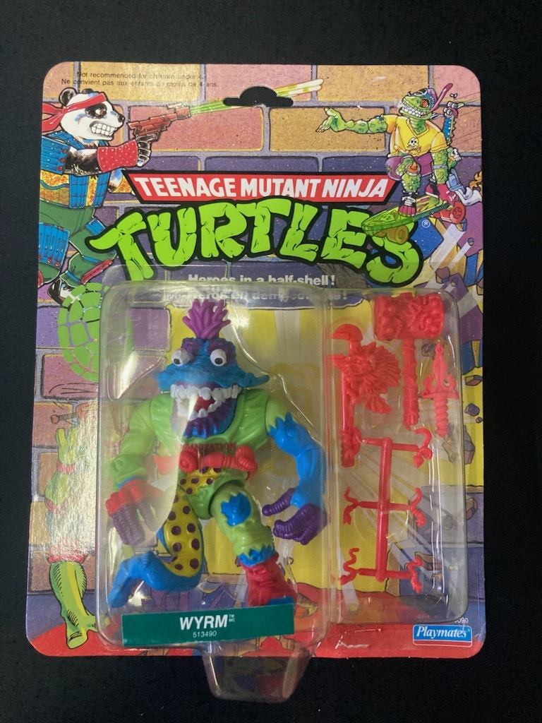 TEENAGE MUTANT NINJA TURTLES タートルズ フィギュア ●WYRM● PLAYMATES 新品未開封 当時品_画像1