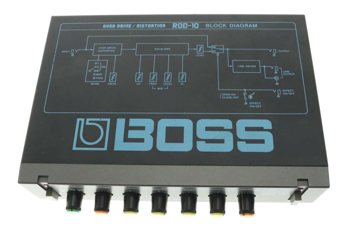 VMPD6-314-10 BOSS ボス エフェクター ROD-10 OVER DRIVE DISTORTION オーバードライブ ディストーション 動作未確認 ジャンクの画像4