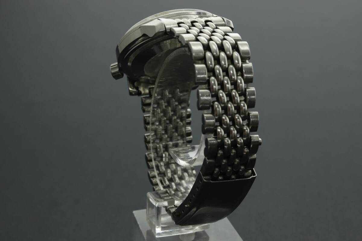 LVSP6-3-34 7T035-27 SEIKO セイコー 腕時計 ワールドタイム デイト 17石 ラウンド 自動巻き 約75g メンズ シルバー ジャンク_画像3