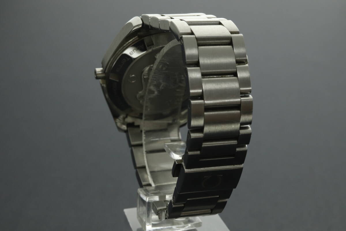 LVSP6-3-17 7T035-10 OMEGA オメガ 腕時計 シーマスター アクアテラ 150m デイト クォーツ 約130g メンズ シルバー ジャンクの画像3