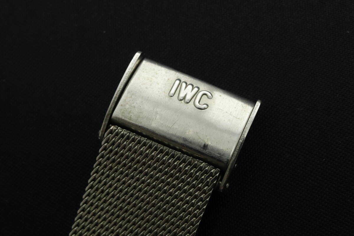 LVSP6-3-31 7T035-24 IWC International Watch Co 腕時計 シャフハウゼン ラウンド 手巻き 約47g メンズ シルバー ジャンク_画像8