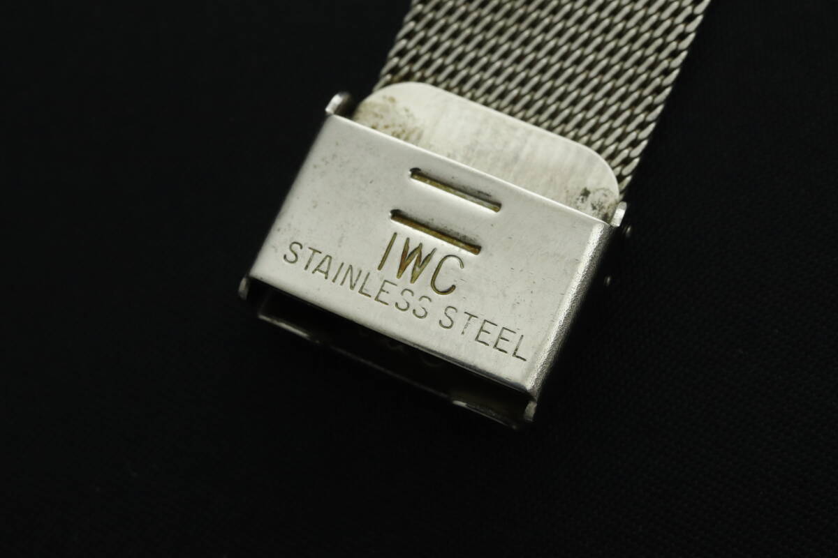 LVSP6-3-31 7T035-24 IWC International Watch Co 腕時計 シャフハウゼン ラウンド 手巻き 約47g メンズ シルバー ジャンク_画像9