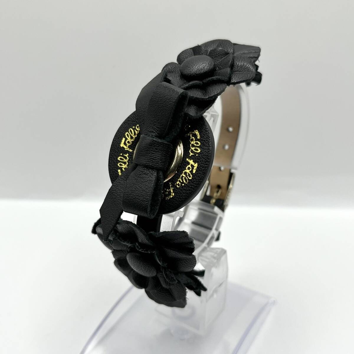 ＃6687 美品 Folli Follie フォリフォリ 腕時計 ブレスレット おまとめ 2点 セット レッド ブラック レディース 不動 WF16R012SPの画像6