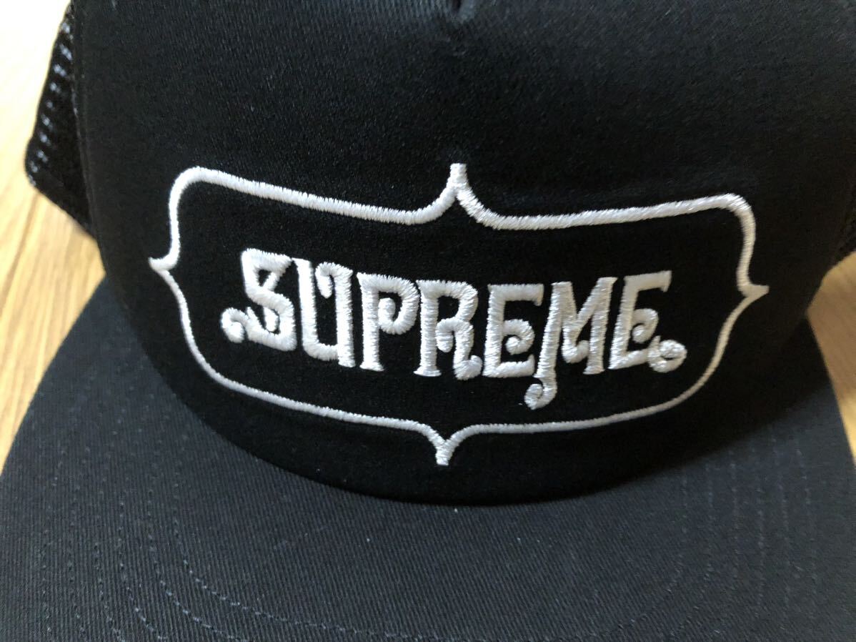  Supreme シュプリーム 23SS Highest Mesh Back 5Panel Cap Black メッシュキャップ トラッカー 帽子 ブラック_画像2