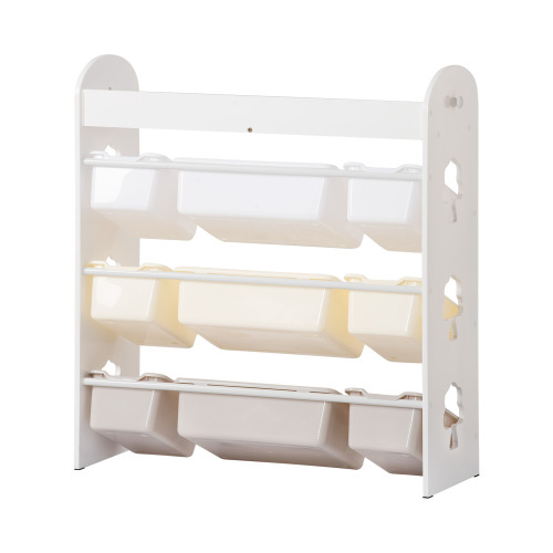 [ popular commodity ] toy storage 4 step rack for children furniture MDF wooden 