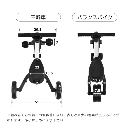 三輪車 足けりバイク 一台4役 ベビーカー かじとり 手押し棒付 子供用三輪車 子供自転車 3輪 キッズ 幼児 乗用玩具 1-5歳 プレゼント _画像3