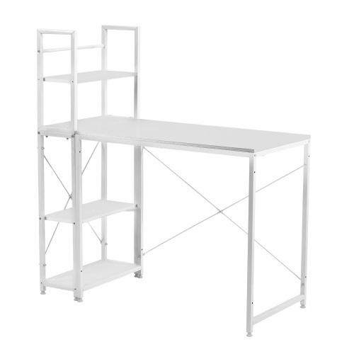 [ popular 1 rank commodity ][ white ] computer desk rack attaching desk Work desk wooden study desk 