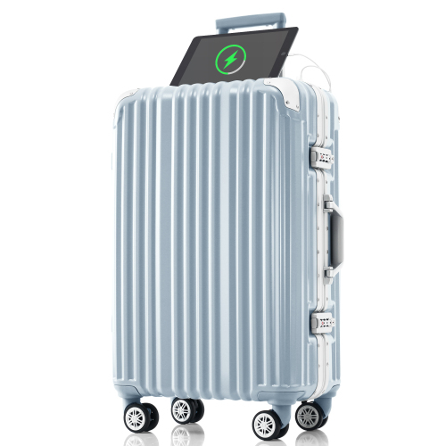  чемодан   M размер    аллюминий   стопор  идет в комплекте   USB порт  кружка  держатель   чехол для переноски  ... сумка  аллюминий  рама  3 дня ~7 день средний размер   suitcase 