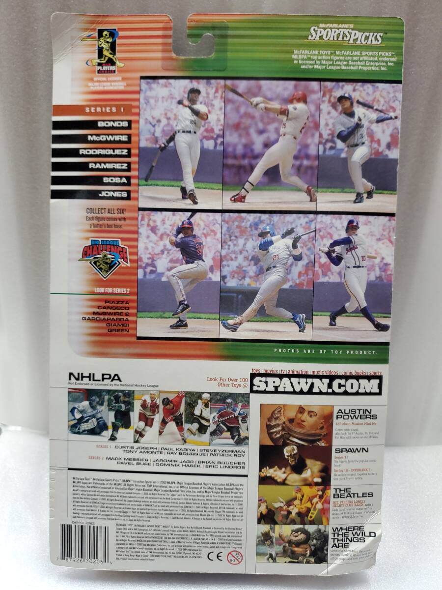 激レア★2000年/McFARLAN/マクファーソン/MLB/限定/JONES/チッパー・ジョーンズ★絶版_画像3