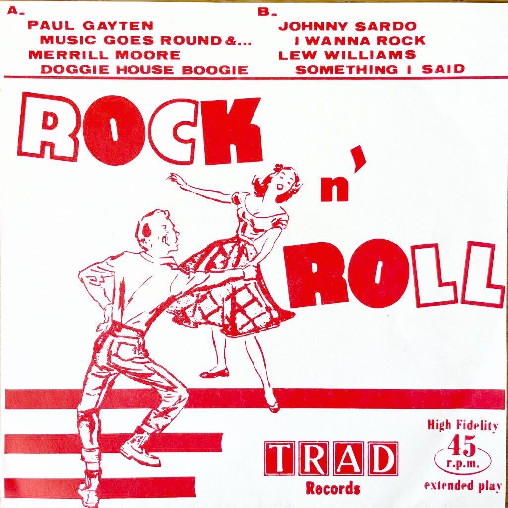 7'' EP Paul Gayten/The Music Goes Round & Round Lew Williams/Something I Said 50s R&B R&R jive rockabilly mods gaz ska ロカビリーの画像1