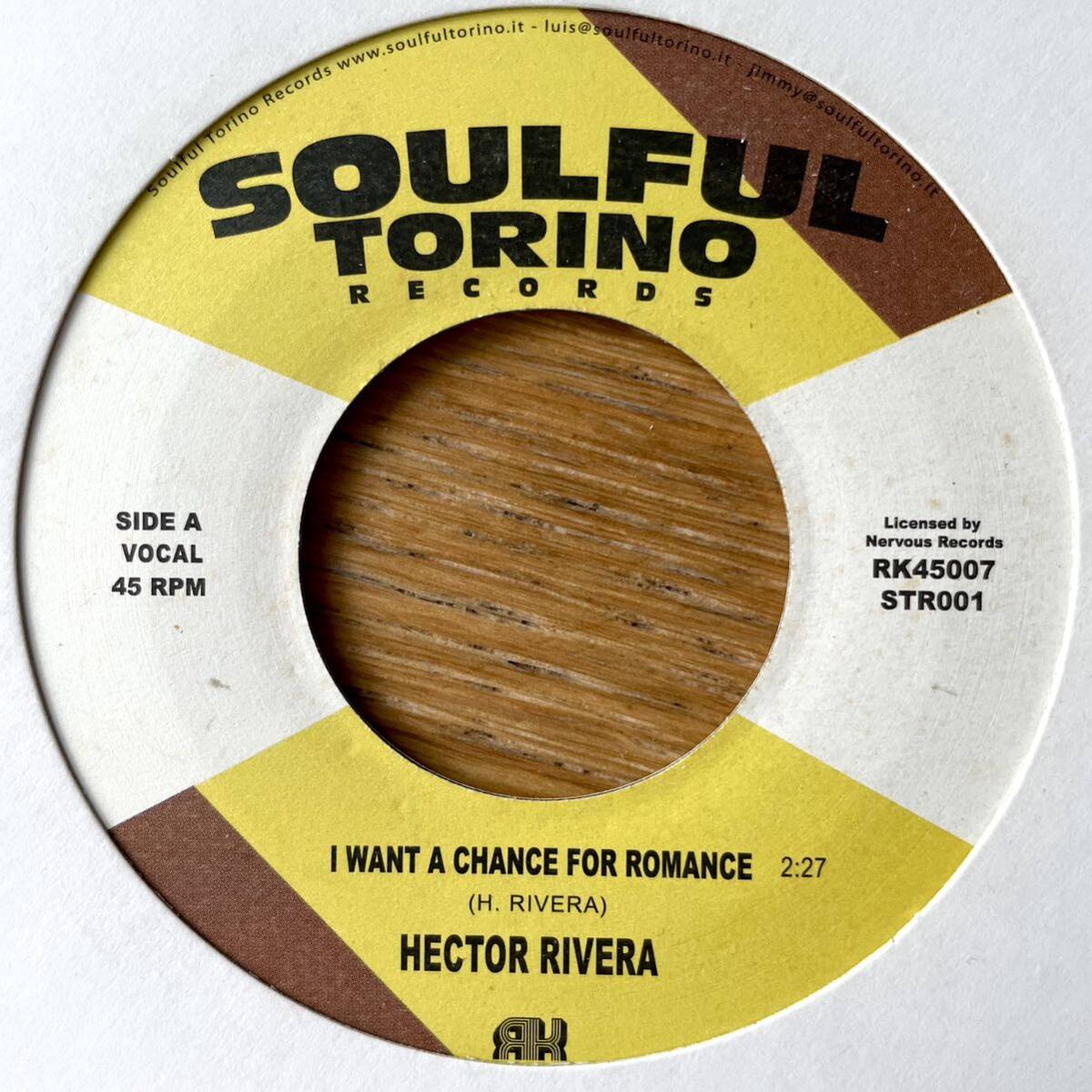 7'' Hector Rivera I Want A Chance For Romance ブーガルー ノーザンソウル モッズ ラテン boogaloo northern latin soul mods jazz 60sの画像1