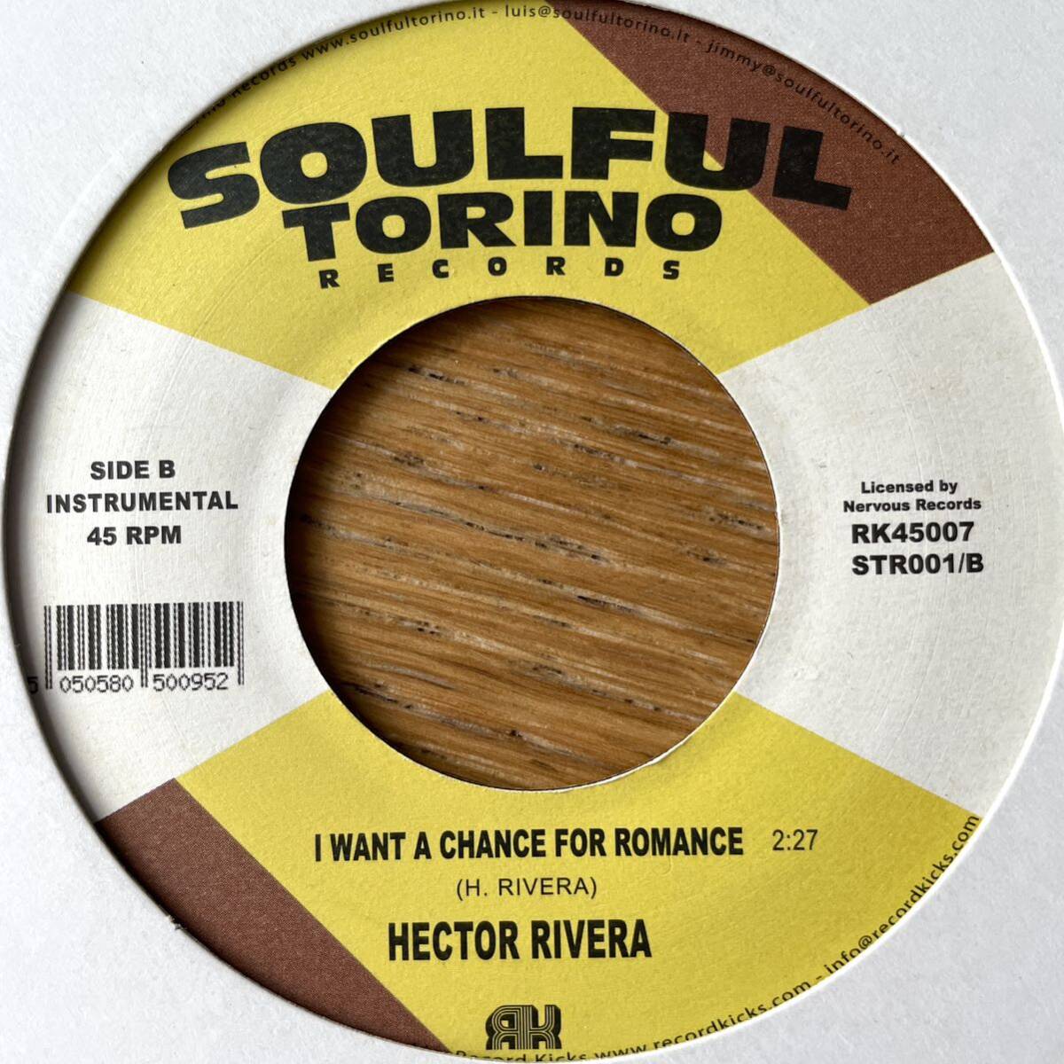 7'' Hector Rivera I Want A Chance For Romance ブーガルー ノーザンソウル モッズ ラテン boogaloo northern latin soul mods jazz 60sの画像2
