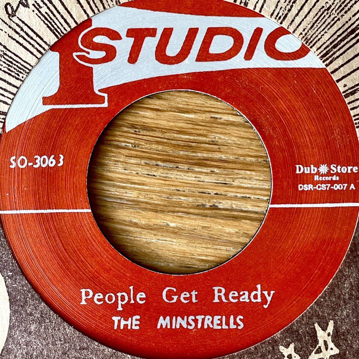 7'' Minstrells/People Get Ready Hamlins/Everyone Got To Be There Curtis Mayfield Studio One 1 ska rocksteady studio one 1 gayladsの画像1