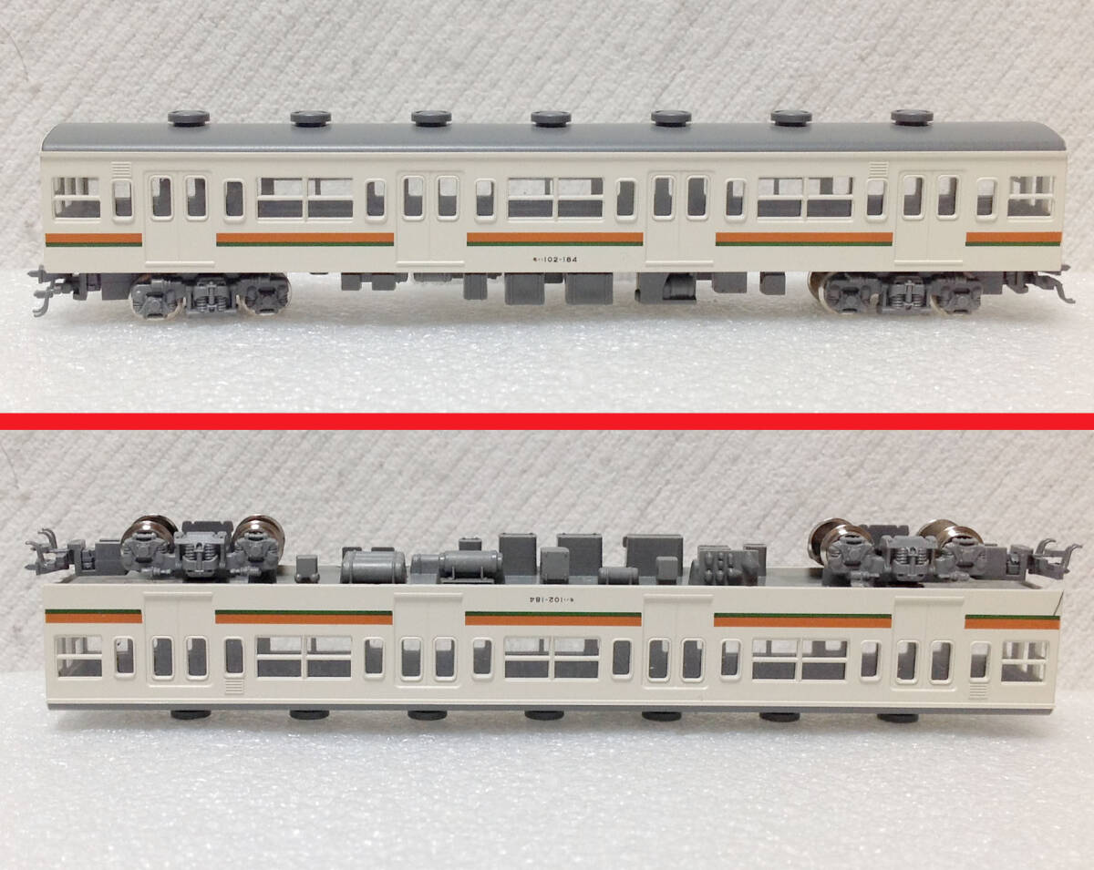 KATO 103系 モハ102-184 その4 JR東海タイプ 車体に加工有り ケース無し_画像2