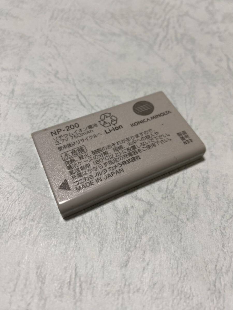  free shipping # used #Konica MINOLTA genuine products #NP-200# battery / battery pack # Konica Minolta 