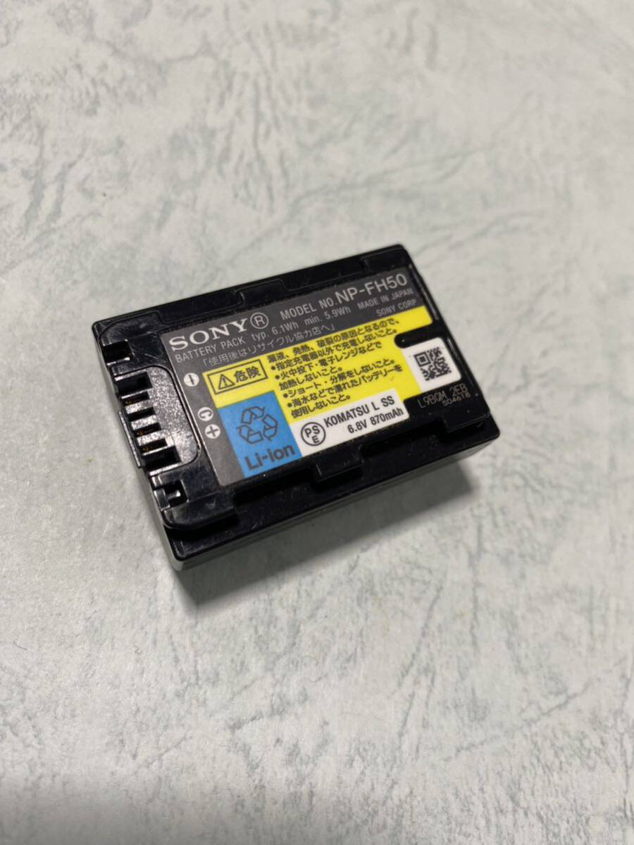  бесплатная доставка #SONY оригинальный товар #NP-FH50# аккумулятор / блок батарей # Sony б/у 