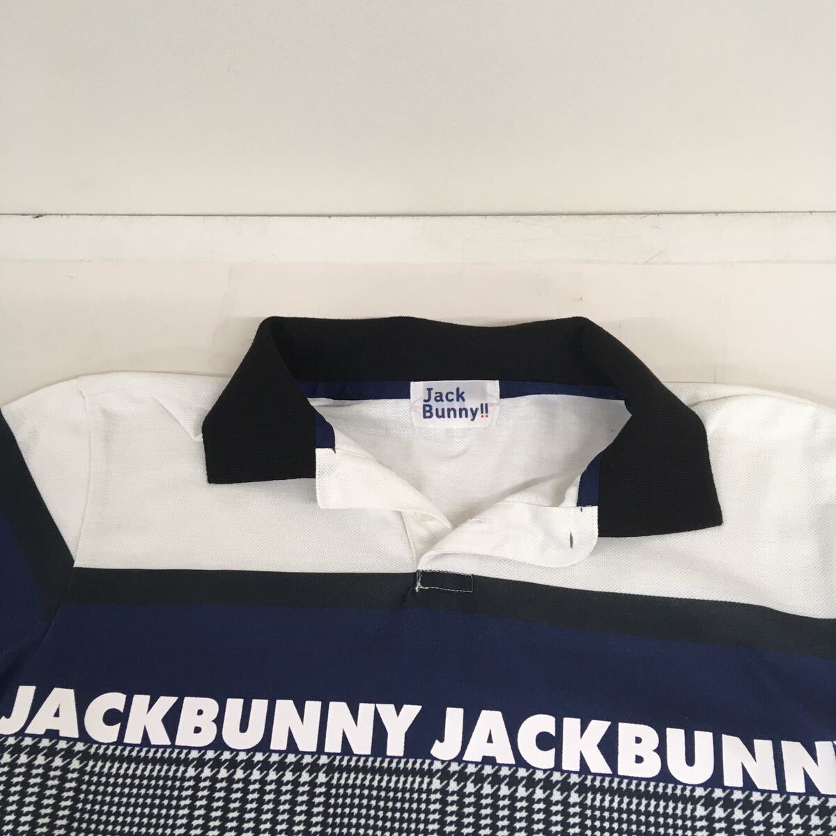 送料無料★Jack Bunny!! ジャックバニー★半袖Tシャツ　ポロシャツ　ゴルフウェア★サイズ4★ゴルフシャツ_画像2