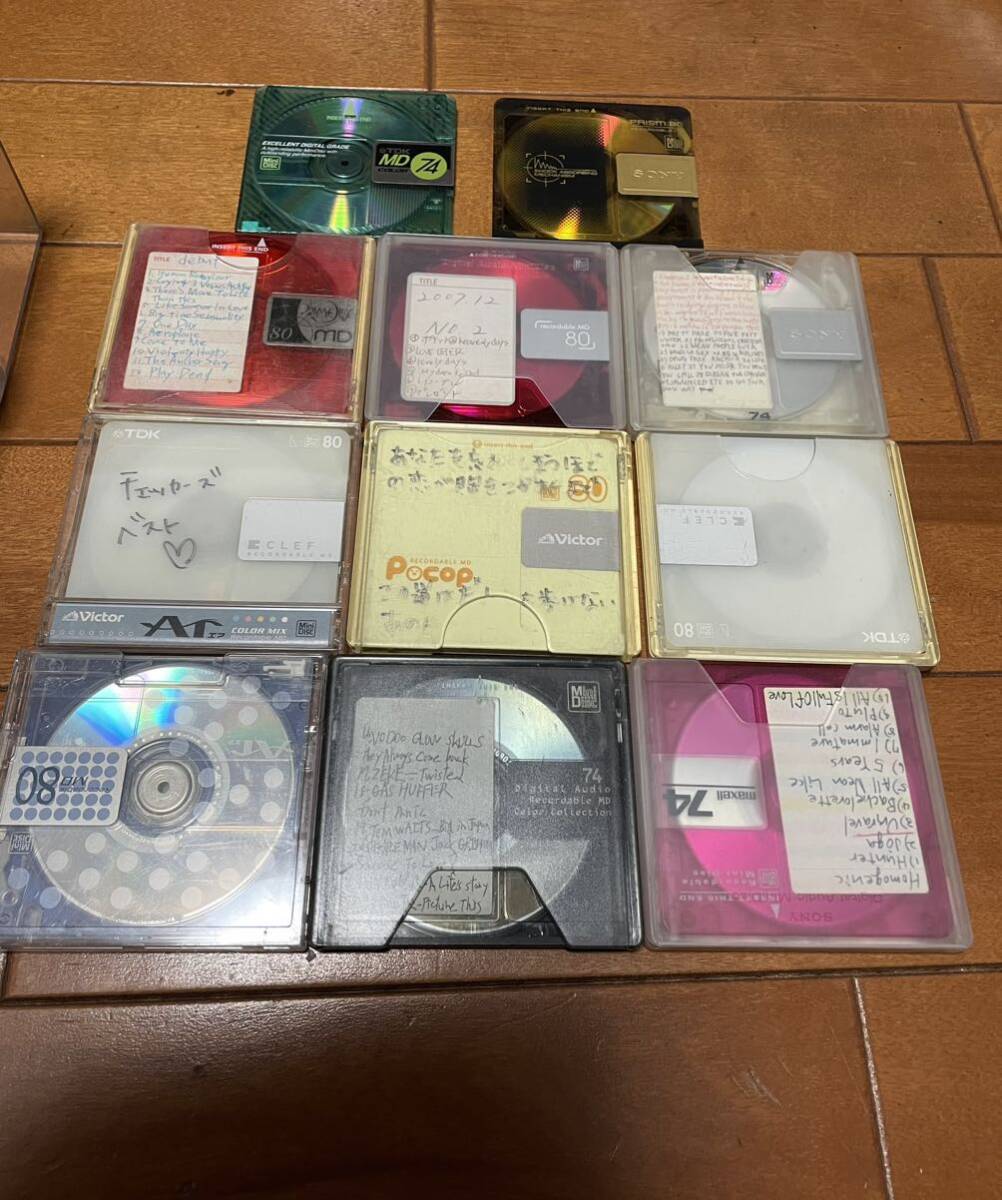 ジャンク品 中古 MD ディスク ケース入り minidisc ミニディスク /SONY maxell Victor TDK _画像1