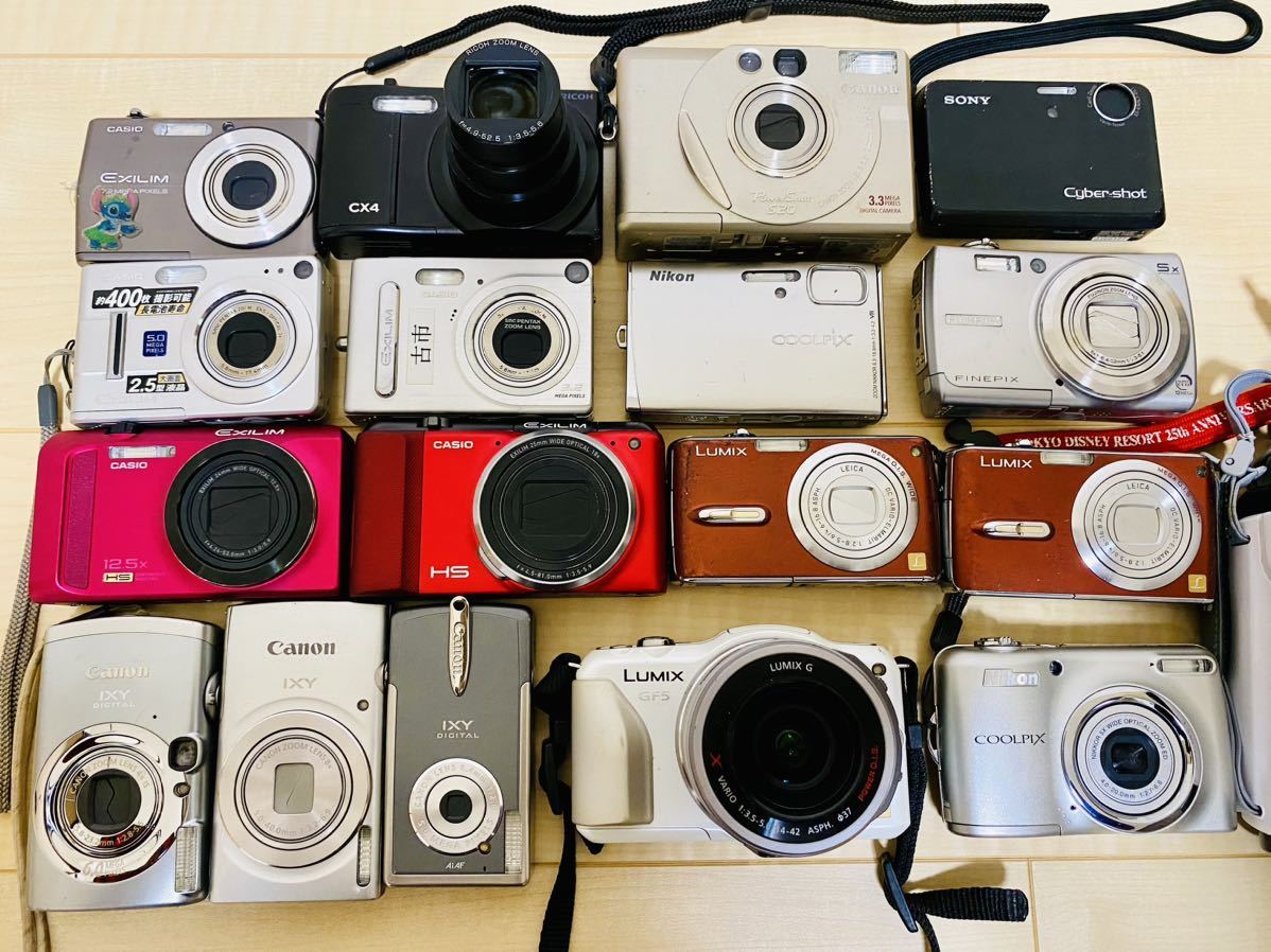 【18点セット】デジカメ まとめ Canon IXY pc1176 pc2275 pc1108 CASIO FUJIFILM Panasonic DMC-GF5 デジタルカメラ カメラ 動作品有の画像5