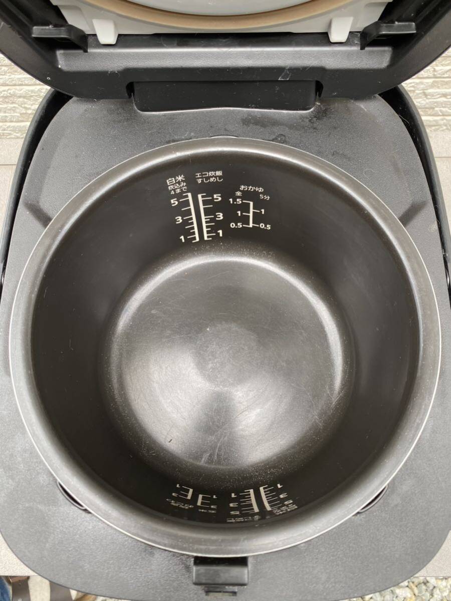 Panasonic パナソニック 炊飯器 IH ジャー炊飯器 SR-CFE109 2020年製 5.5合 ブラック IHジャー炊飯器 圧力IH 通電確認済_画像7