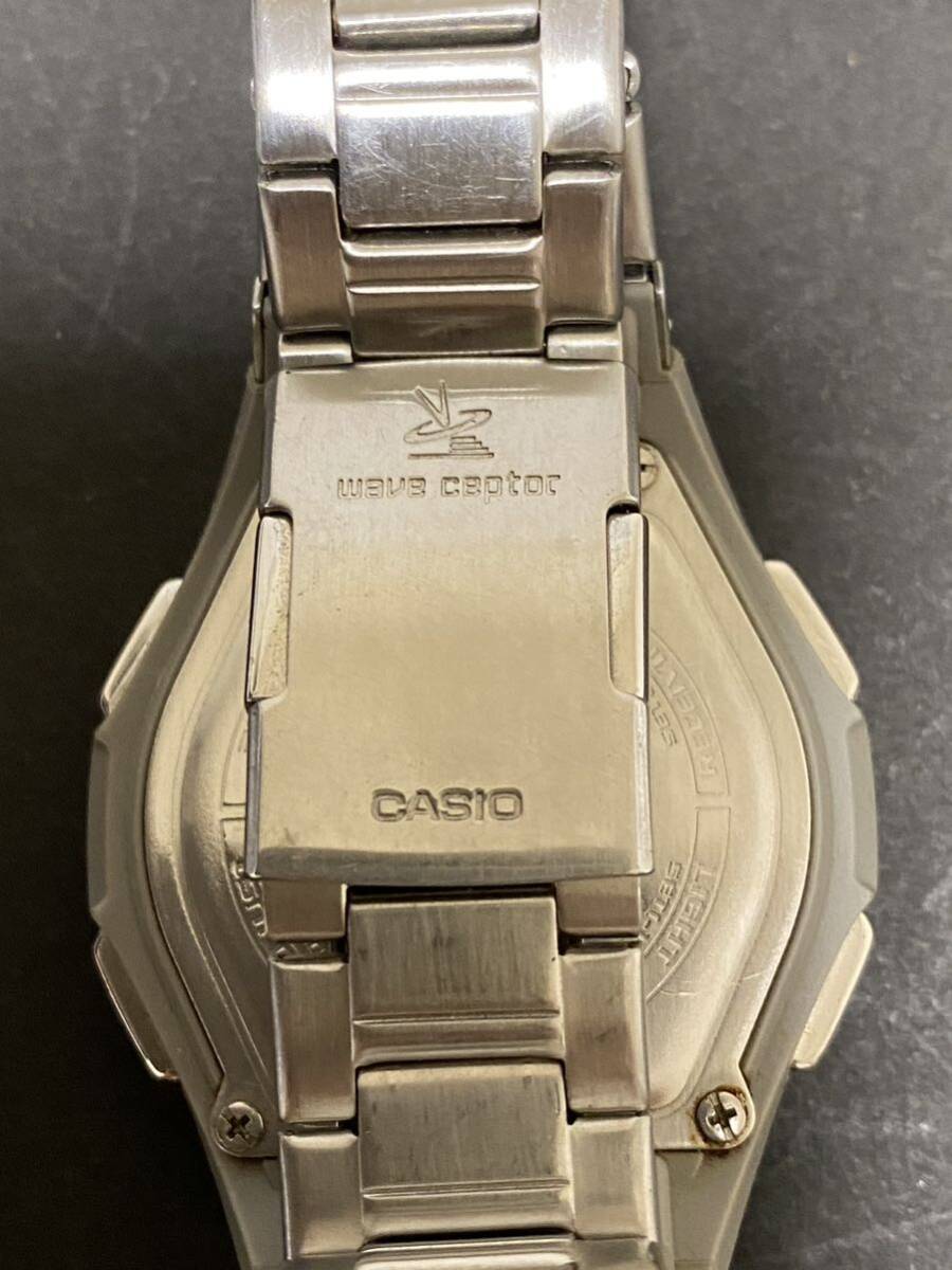 CASIO カシオ WAVE CEPTOR ウェーブ セプター メンズ 腕時計 5052 WVA-620 金属ベルト 純正ベルト 未稼働品_画像6