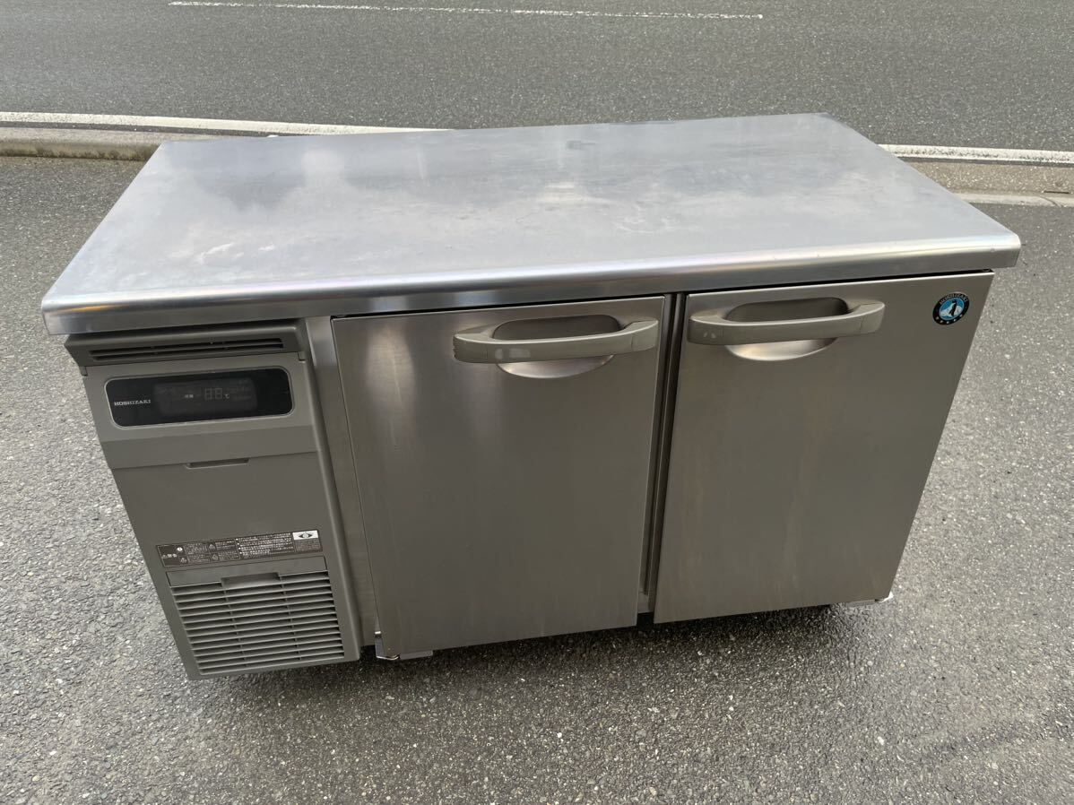 ■中古品 ホシザキ業務用テーブル形冷蔵庫 RT-120MNCG 2020年 1200ｘ600ｘ800ｍｍ 動作問題なし 台下冷蔵庫■_画像1