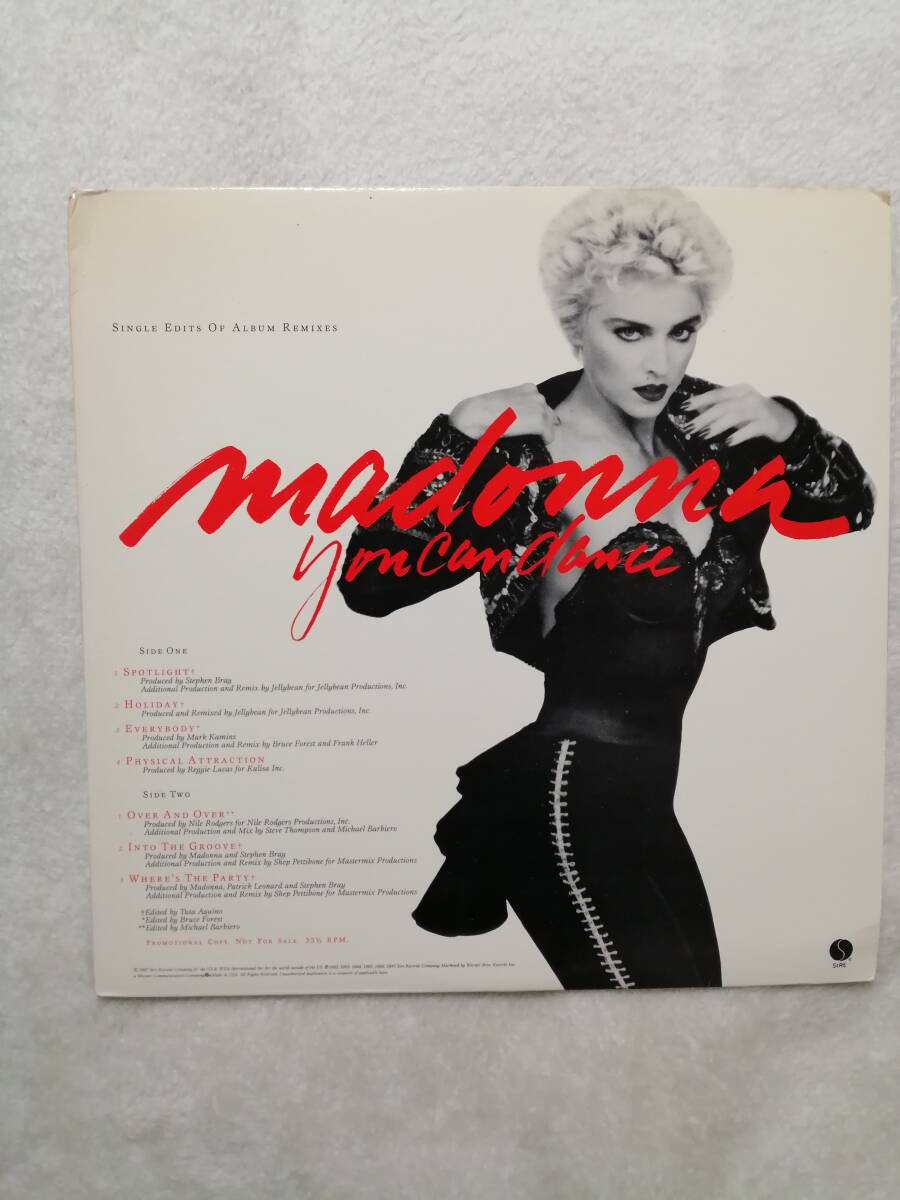 【非売品プロモLP】Madonna You Can Dance USAオリジナル_画像1