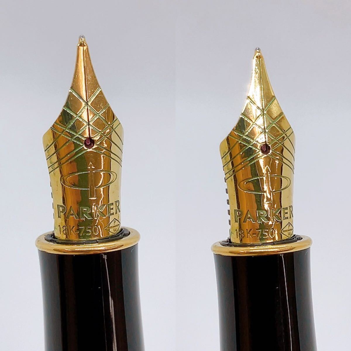 【美品】万年筆 パーカー ソネット18K-750 レッド 管3126 PARKER SONNETの画像2