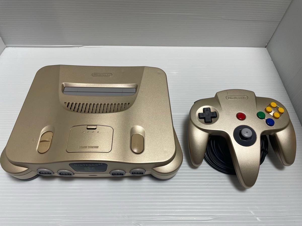 NINTENDO64 ゴールドバージョン　ニンテンドー64 ゴールド