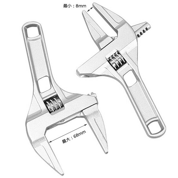 6-68mm スパナレンチ 浴室など水回り水道管配管作業用 YZG025_画像5