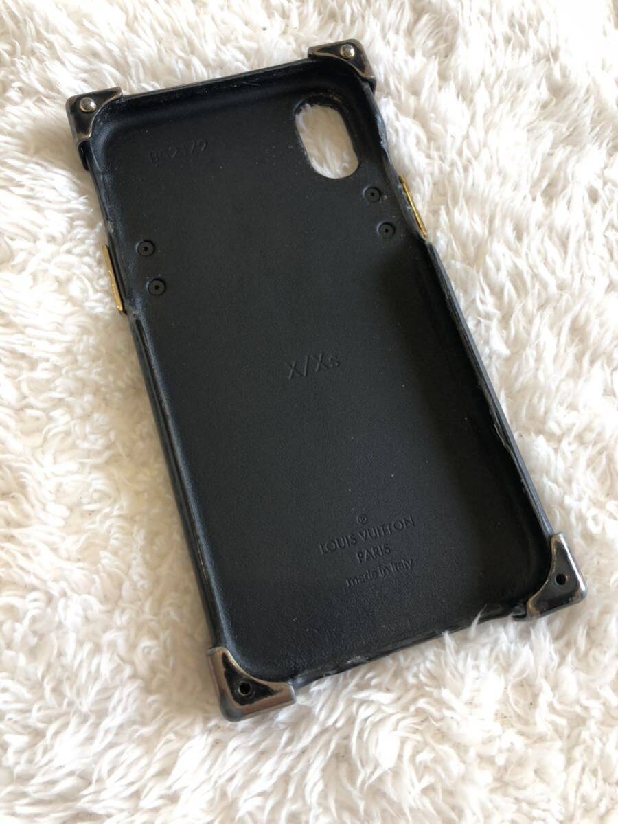 1円スタート　LOUIS VUITTON ルイヴィトン M67892 モノグラム アイトランク ライト iPhone X/Xs対応 iPhoneケース ブラウン_画像2