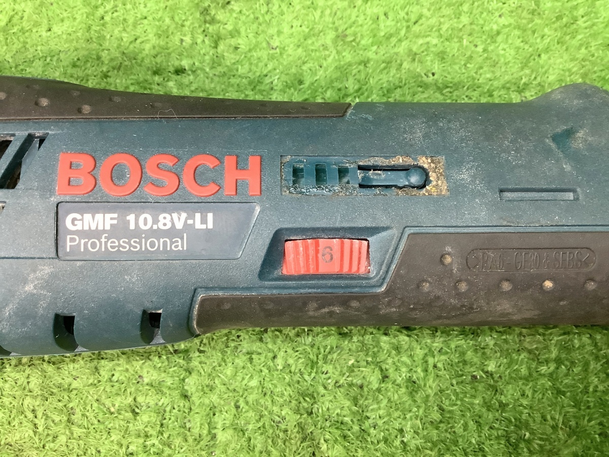 中古品 BOSCH ボッシュ 10.8V 1.3Ah バッテリーカットソー GMF10.8V-LI ※バッテリー2個+充電器セット_画像3