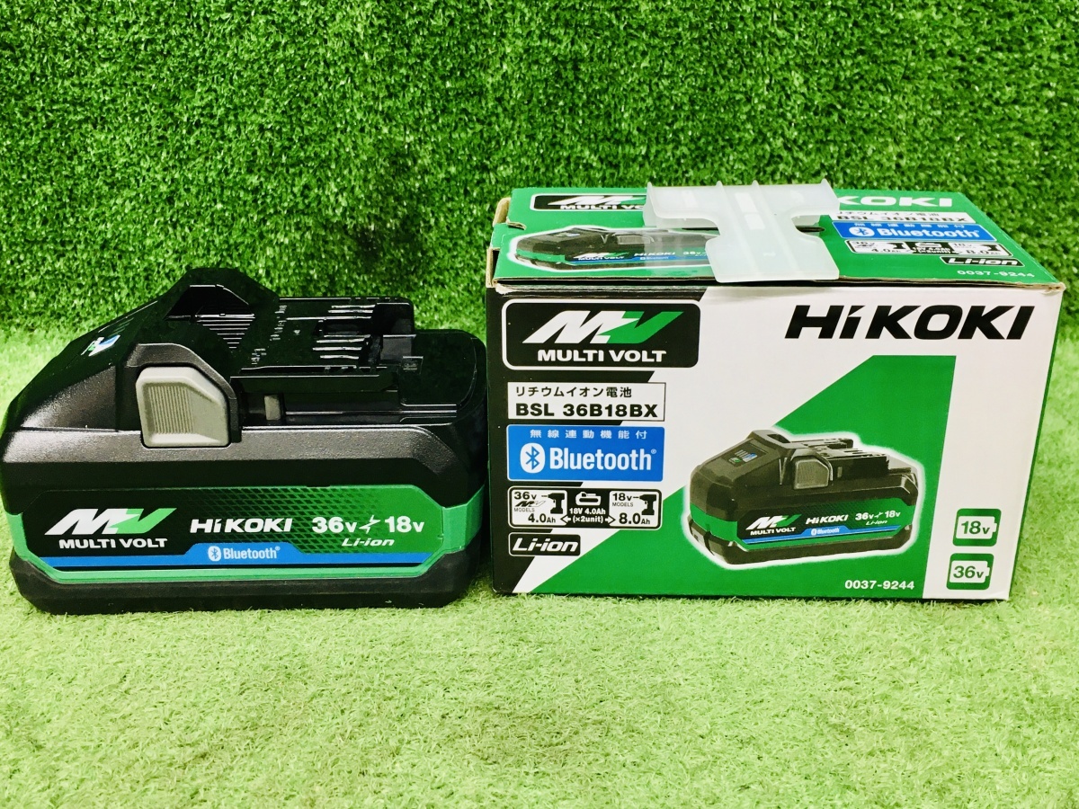 ②未使用品 HiKOKI ハイコーキ 36V 4.0Ah Bluetooth付き マルチボルトバッテリー リチウムイオン蓄電池 BSL36B18BX