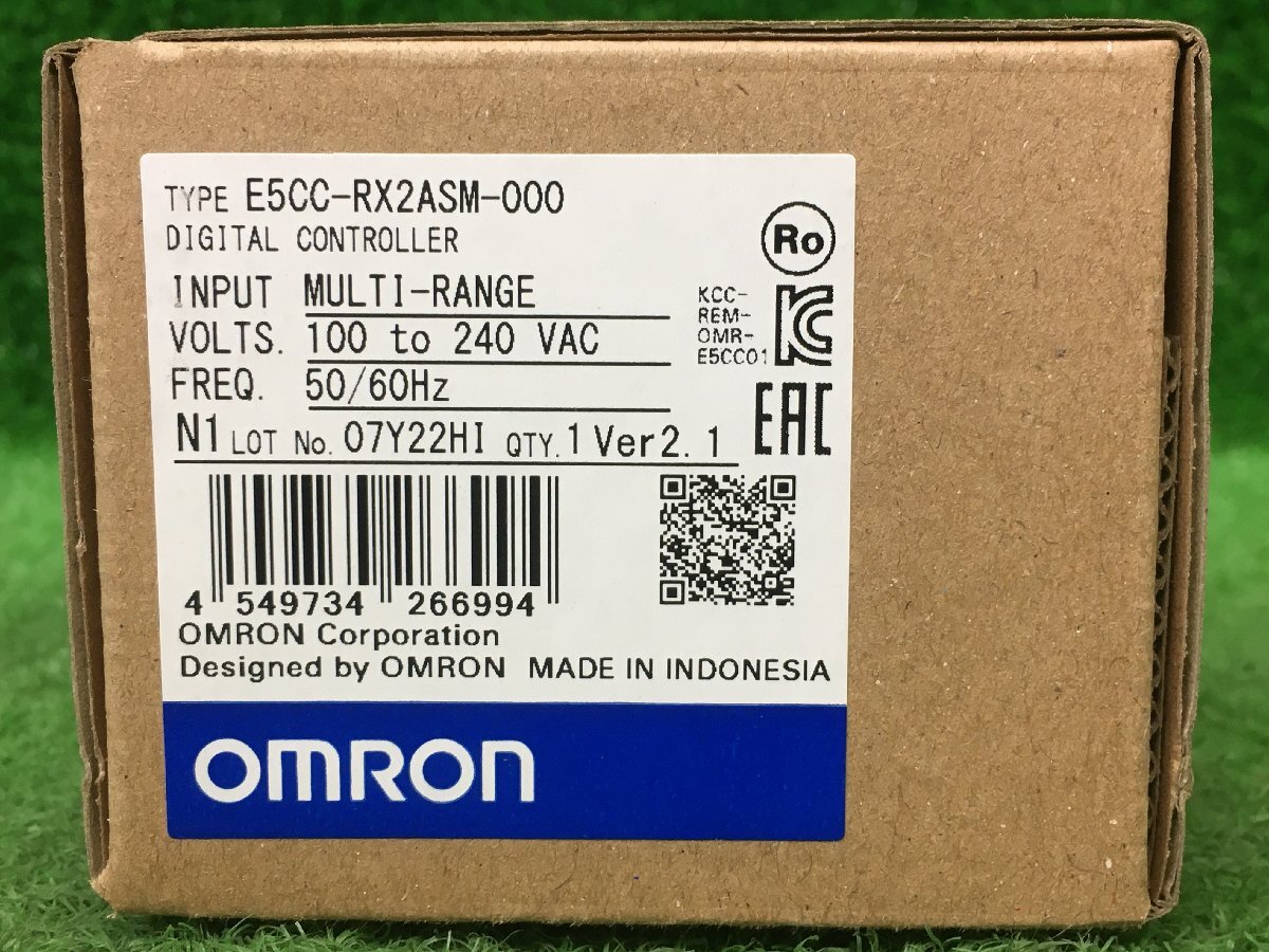 ①未使用品 OMRON オムロン 100V～240V 温度調節器 デジタル調節計 E5CC-RX2ASM-000_画像3
