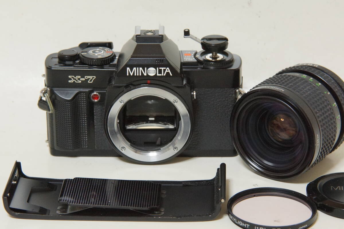 MINOLTA X-7 MD ROKKOR 35mm-70mm F3.5 標準ズームレンズセット【Working product・動作確認済】_画像7