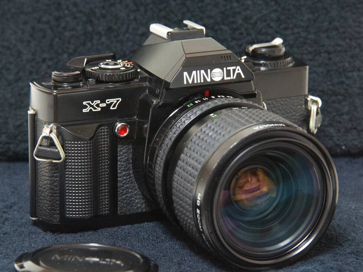 MINOLTA X-7 MD ROKKOR 35mm-70mm F3.5 標準ズームレンズセット【Working product・動作確認済】