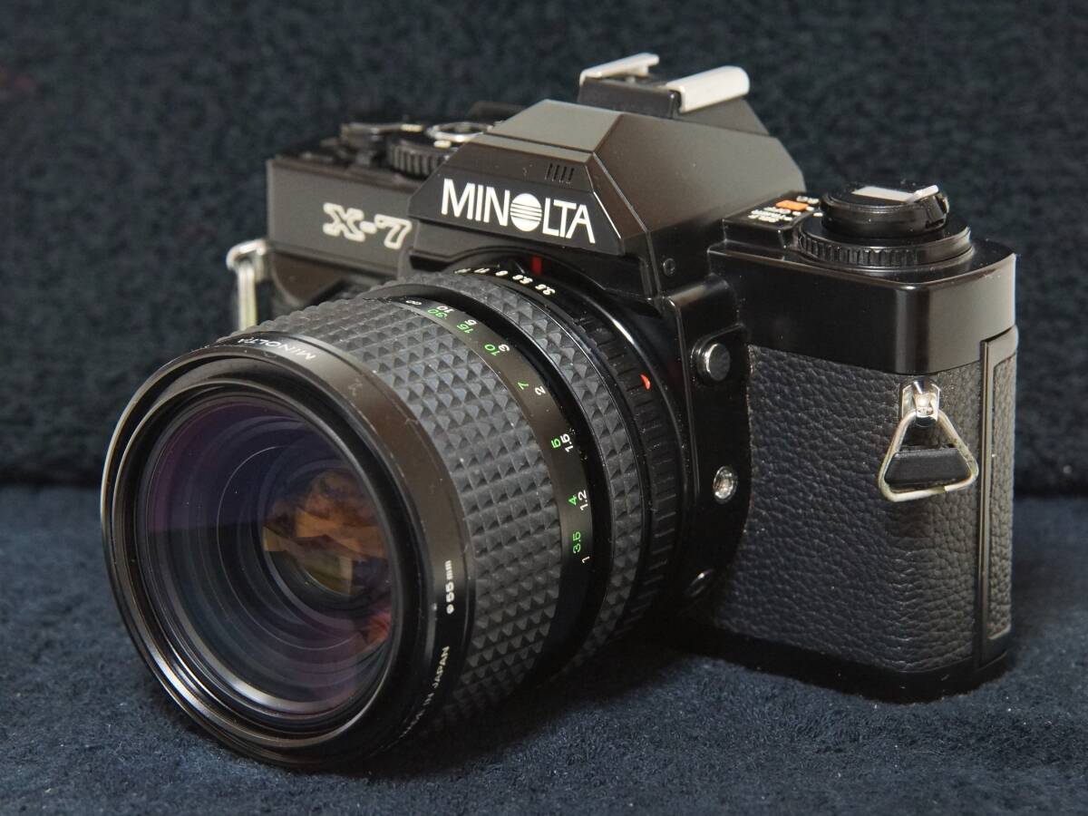 MINOLTA X-7 MD ROKKOR 35mm-70mm F3.5 標準ズームレンズセット【Working product・動作確認済】_画像2