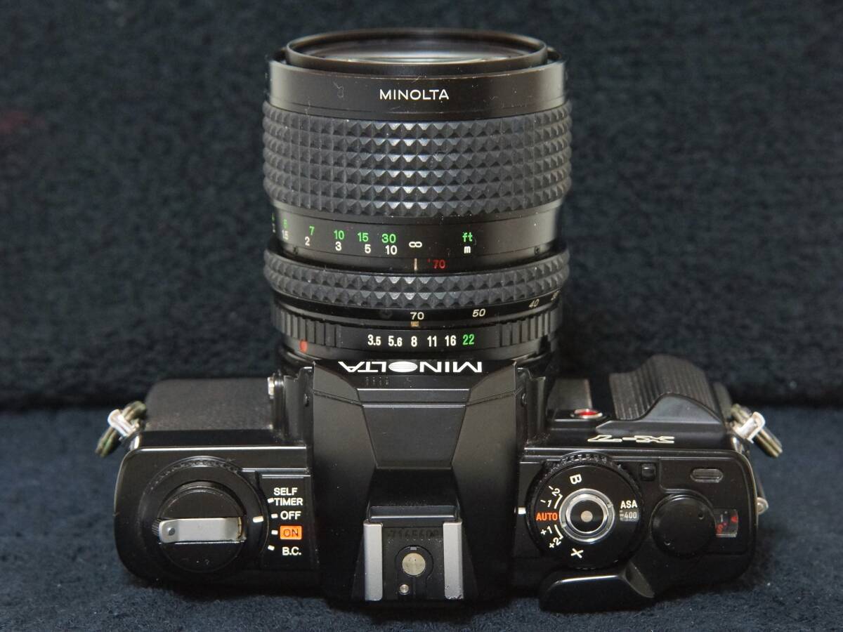 MINOLTA X-7 MD ROKKOR 35mm-70mm F3.5 標準ズームレンズセット【Working product・動作確認済】_画像4