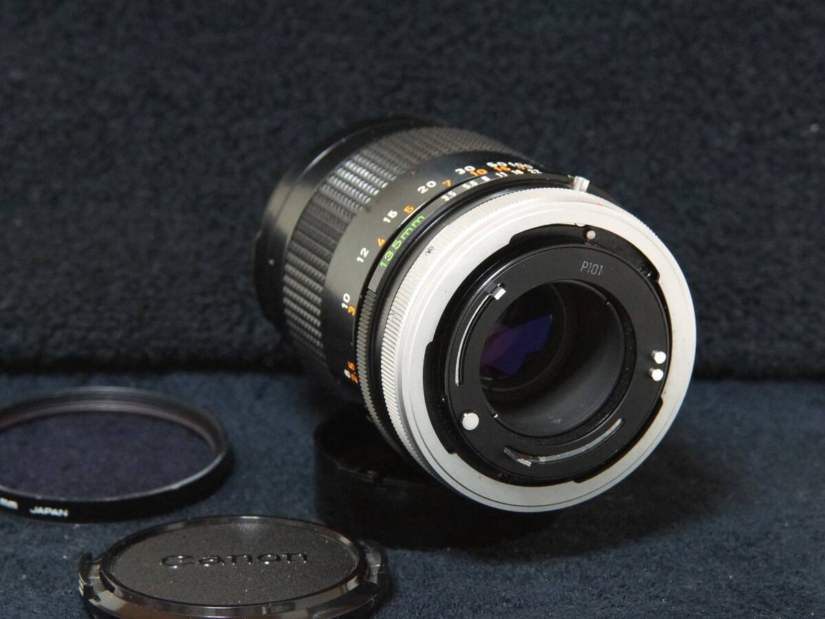 Canon FD135mm F3.5S.C 単焦点望遠レンズ【Working product・動作確認済】_画像3