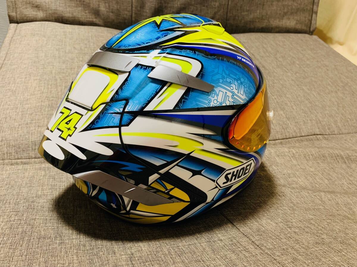 SHOEI X-14 大治郎 レプリカ Lサイズ 2019/3製造 ショウエイ X-Fourteen DAIJIRO 59～60cm 加藤大治郎の画像3