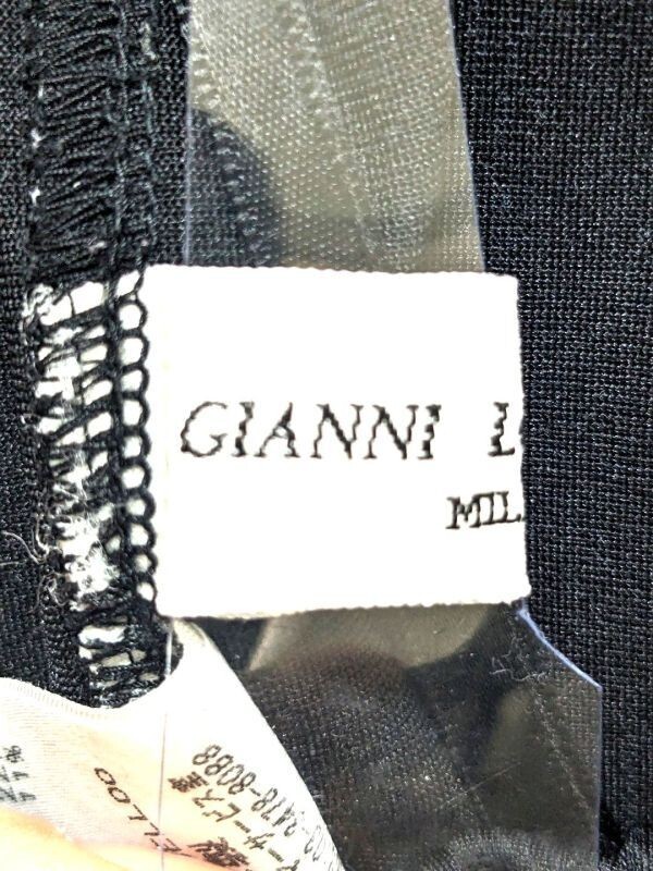 ★美品 GIANNI LO GIUDICE ジャンニ ロ ジュディーチェ ボトムス レディース ストレッチパンツ 花柄 カジュアル ブラック 34 / S nr3-011_画像7