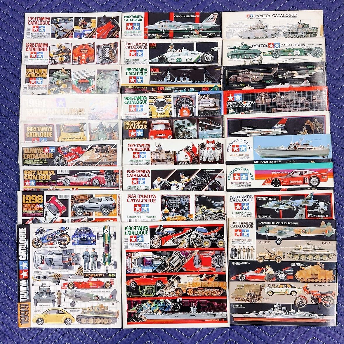 【K1】27年分 TAMIYA CATALOGUE 1972 1973 1975-1999 タミヤ タミヤカタログ パチッ特集号 人形改造作品集4 まとめ売り 大量_画像2