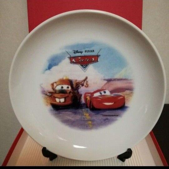 カーズ　ディズニー　ピクサー　原画イラスト絵皿 プレート シリアルナンバー レア 飾り皿 CARS Disney pixar