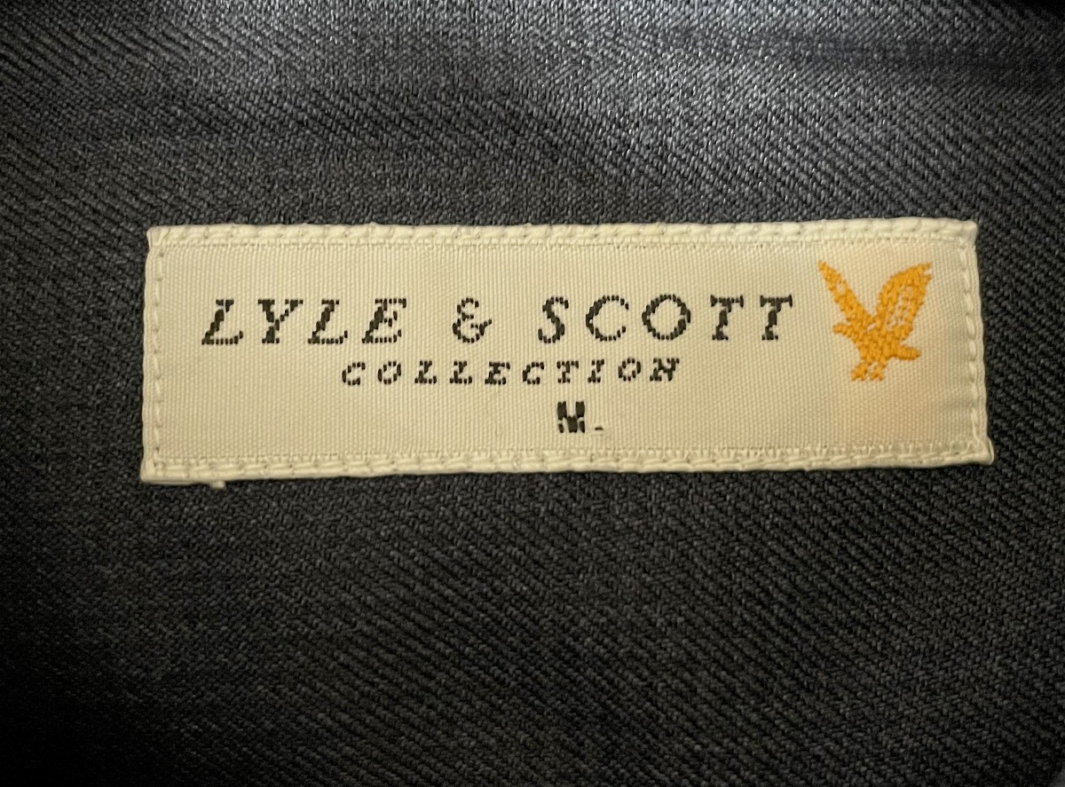 【必見 激安1点のみ】Lyle&Scott ライルアンドスコット (ライル＆スコット) 刺繍 胸ポケット付き シャドー グレンチェック 長袖 シャツ M_画像6