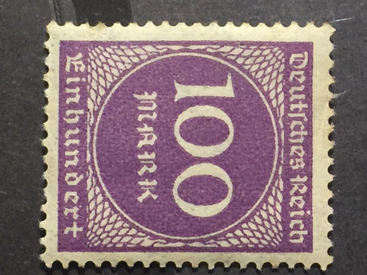ヤフオク ドイツ切手 数字切手 100マルク 1923年未使用 1 ヤフオク ドイツ切手 数字切手 100マルク 1923年未使用 1