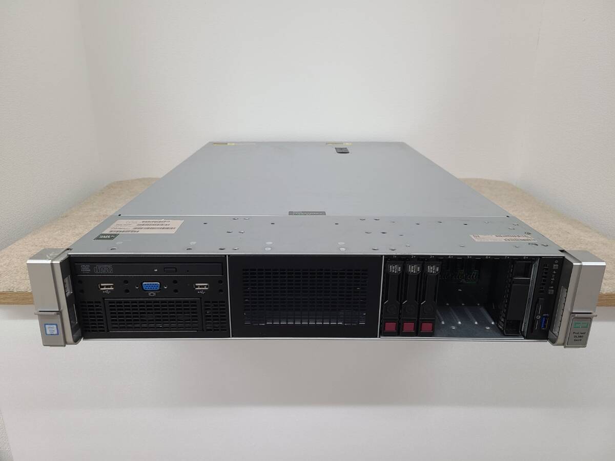 HP ProLiant DL380 Gen9 2x E5-2637V4 4core 3.50GHz 64GB 3x 150GB P440ar_画像1