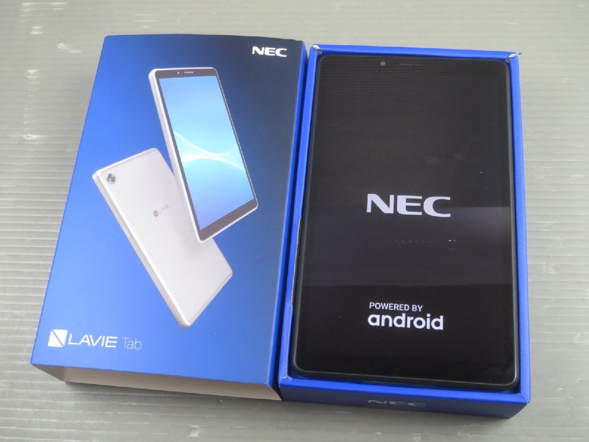 ♪NEC LAVIE Tab E 7SD1 PC-TE507KAS 32GB シルバー Androidタブレット♪動作OK 初期化済み 中古品_画像1