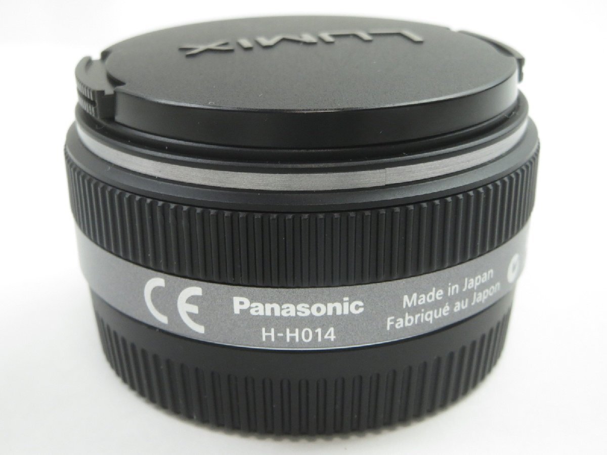 ♪Panasonic LUMIX G 14mm/F2.5 ASPH. φ46 H-H014 パナソニック カメラレンズ♪USED品_画像4